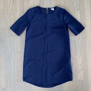 Forever21 Navy Blue Shirt Dress(Mini)